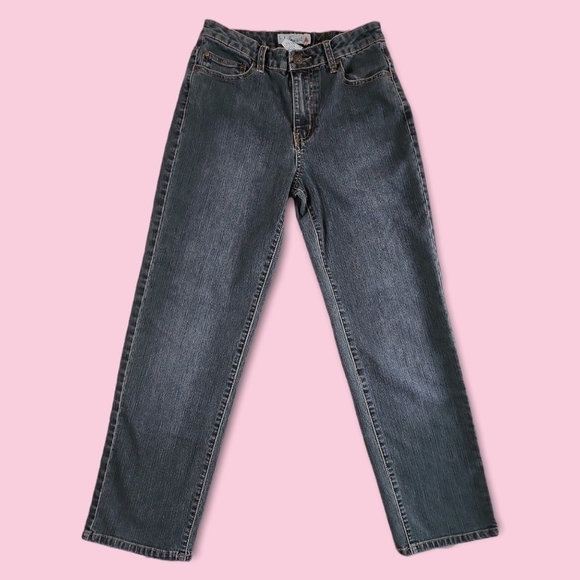 Vintage High Rise Straight Leg Mom Jeans or Dad Jeans Size 2 Short - Picture 1 of 6